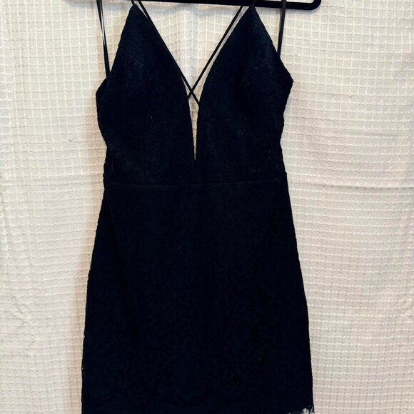 Women's Black Dress - Picture 2 of 4